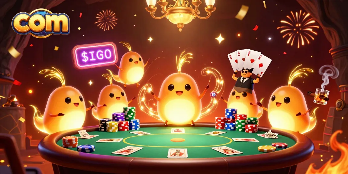 Light up your casino experience with com as glowworms and bat dealer create a vibrant poker scene.