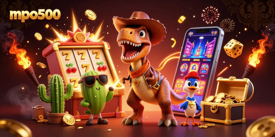 Experience thrilling jackpots and dynamic gaming scenes in mpo500's vibrant casino universe.