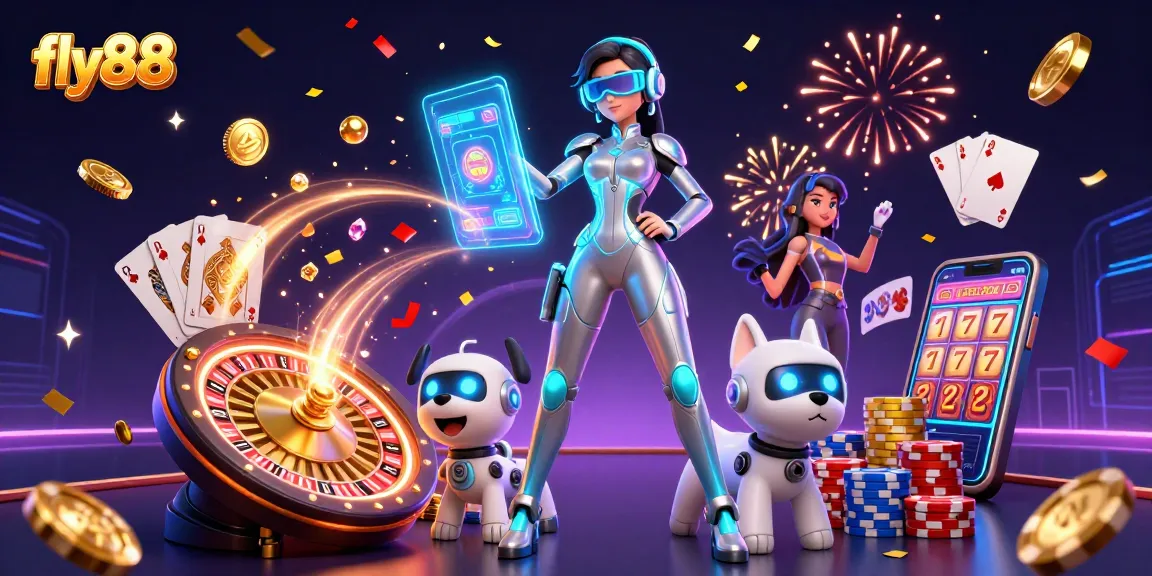 Experience thrilling gameplay and winning strategies at fly88 with a vibrant casino scene