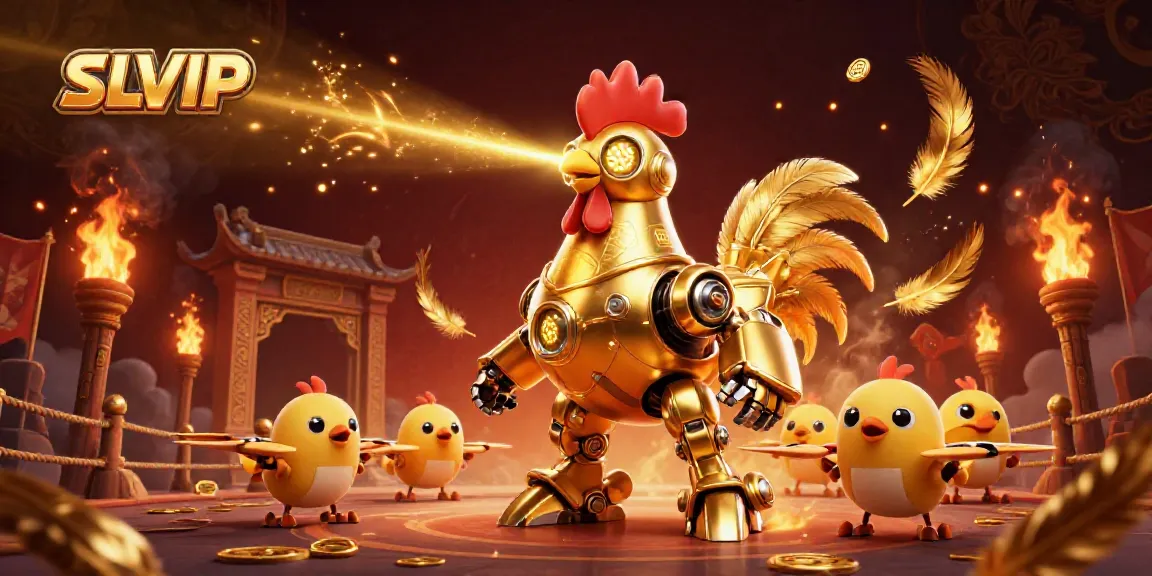Engage in winning strategies at SLVIP with dynamic robotic characters and thrilling casino elements.