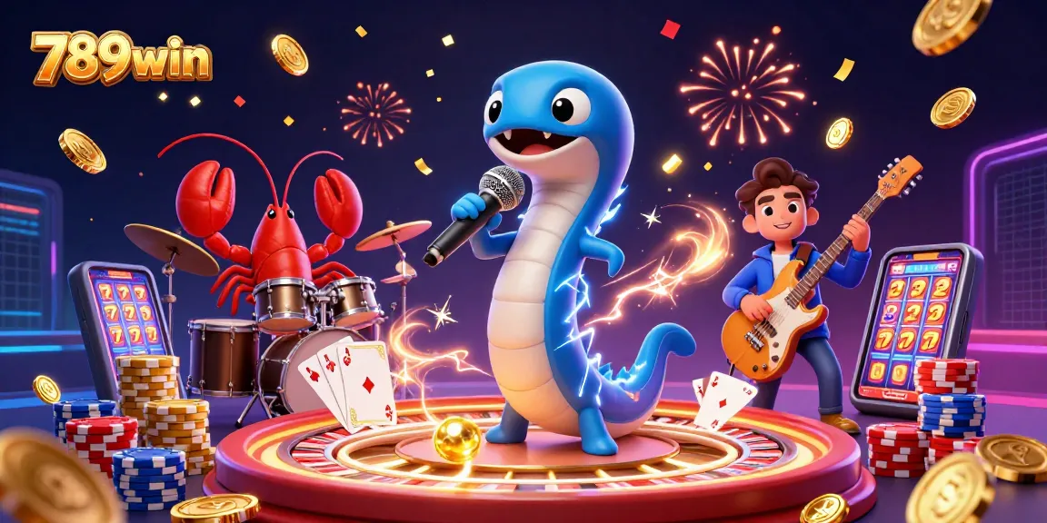 Experience winning fun at 789win with electric eel DJ and casino excitement.