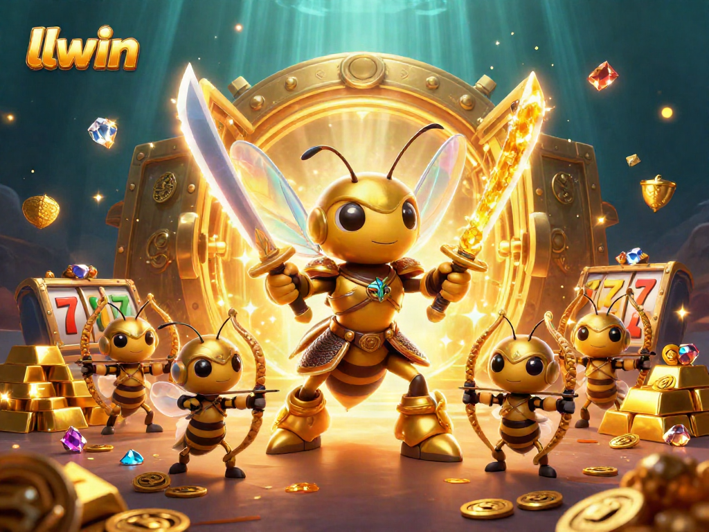 Engage with llwin's dynamic casino experience through vibrant 3D visuals of gameplay and rewards.