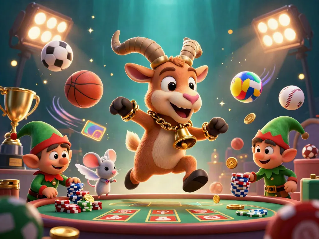 SUNWIN showcases a vibrant holiday-horror casino scene with dynamic character interaction and exciting game elements.