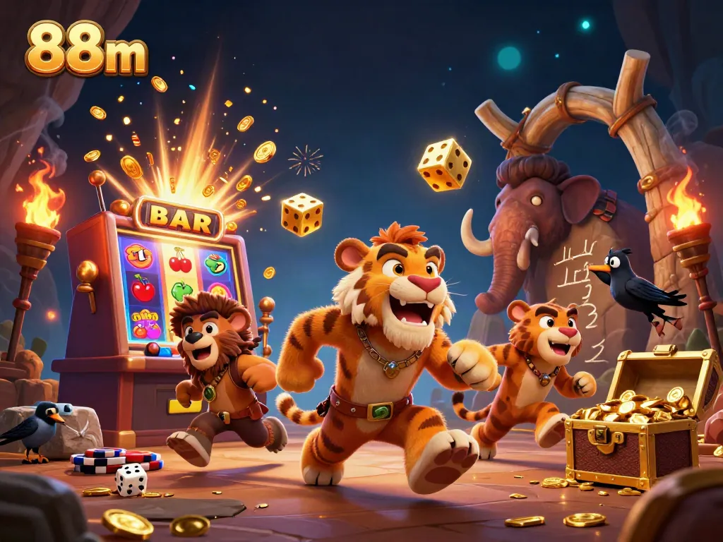 Engage with thrilling moments in 88m's vibrant casino world filled with excitement and fortune.