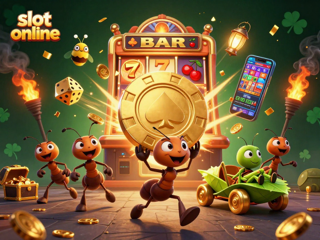 Slot online: Keberhasilan tim semut mencuri chip poker emas dalam desain kasino