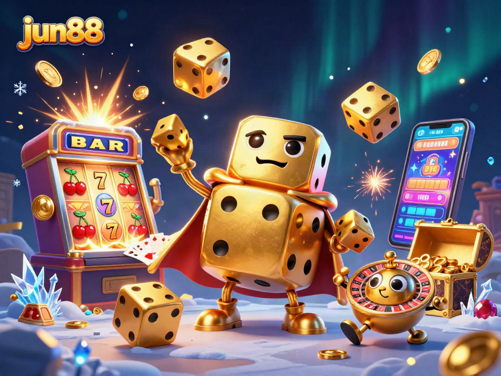 Experience exciting games at jun88 with exciting animated casino elements and vibrant visuals.