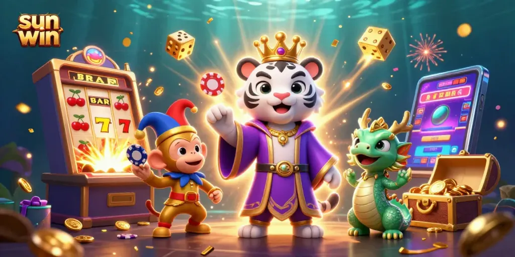 Win big at sun win with an exciting casino adventure featuring vibrant characters and games.