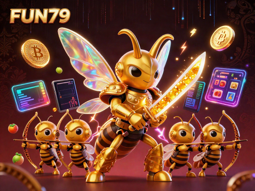 Experience thrilling slots with FUN79 as fierce samurai hornets battle for crypto rewards.