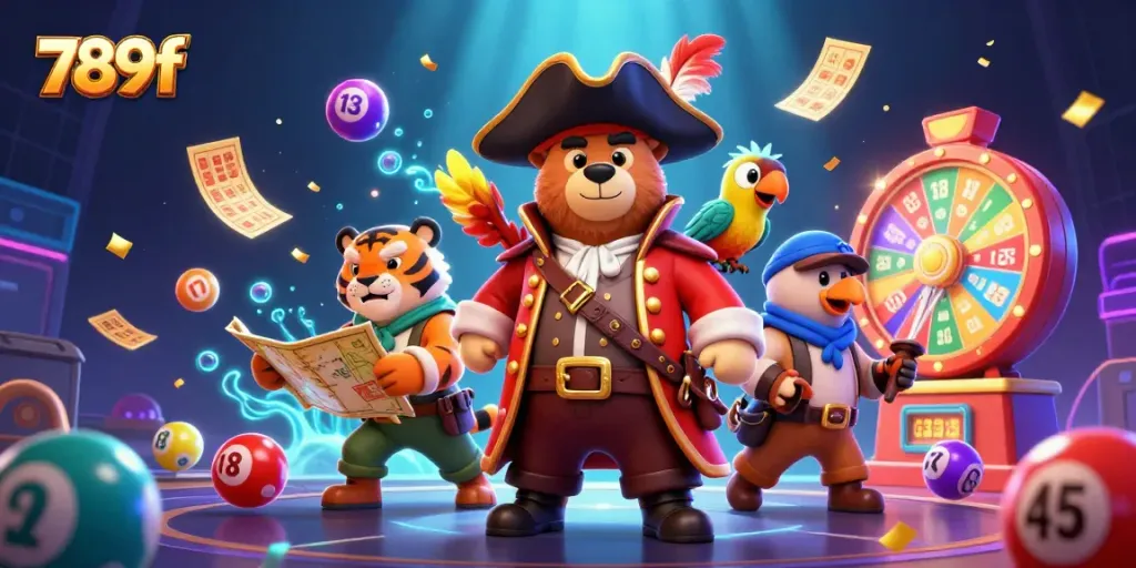 Engage in thrilling gameplay at 789f with vibrant lottery elements and a pirate-themed adventure.