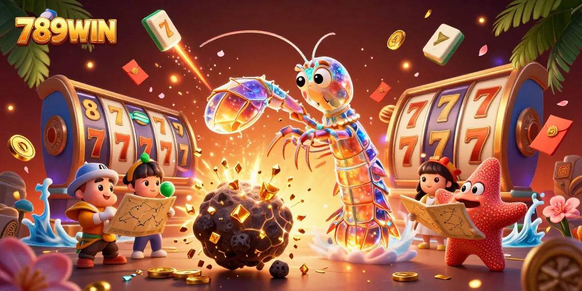 Engage in thrilling slots and jackpots with 789WIN, featuring vibrant 3D gaming elements.