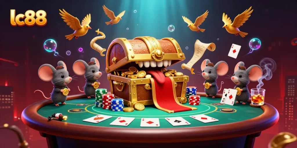 Experience the thrill of lc88 casino with cartoon characters and dynamic gaming elements.