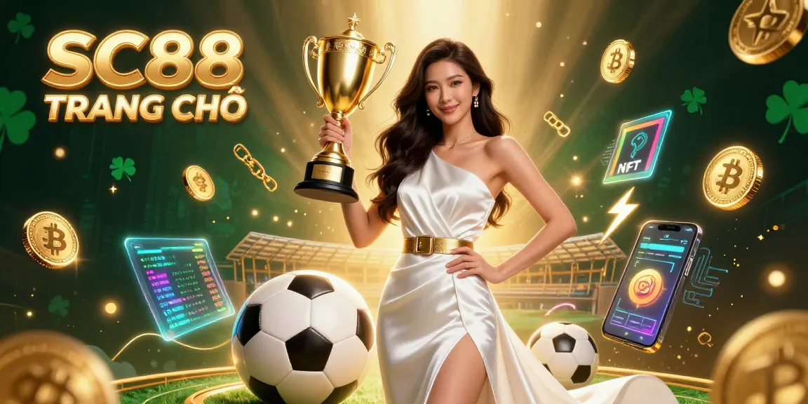 Engage with SC88 TRANG CHỦ by exploring exciting sports betting experiences in this vibrant illustration.