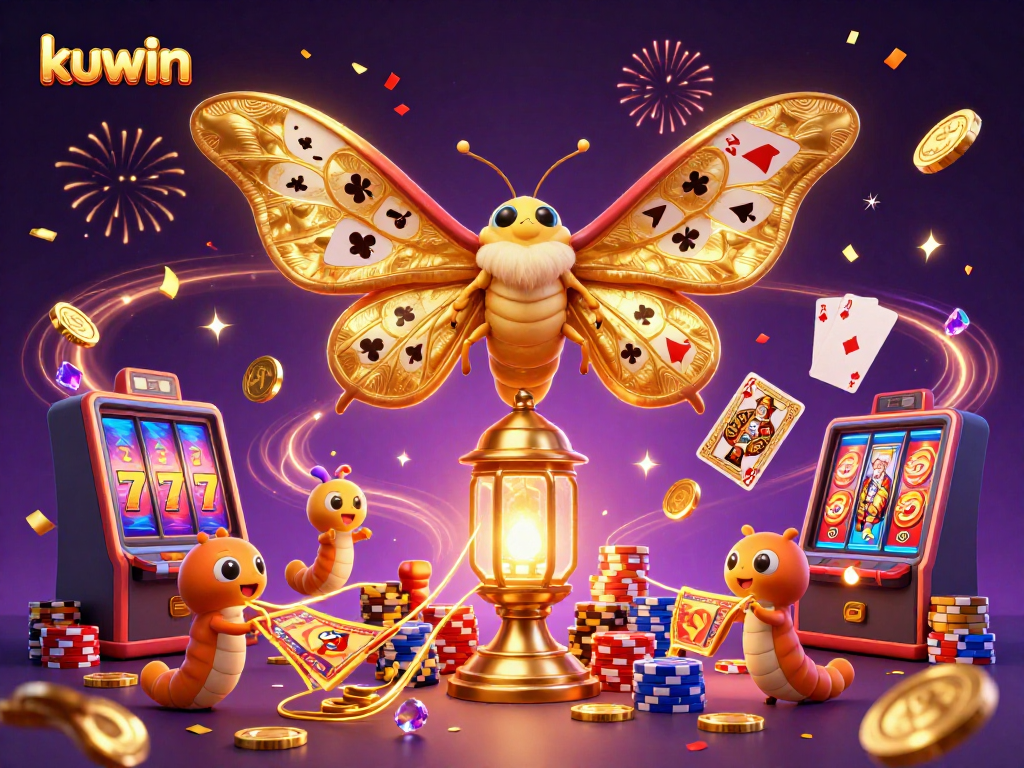 Experience the excitement of kuwin with dynamic slot machine visuals and rich casino elements.