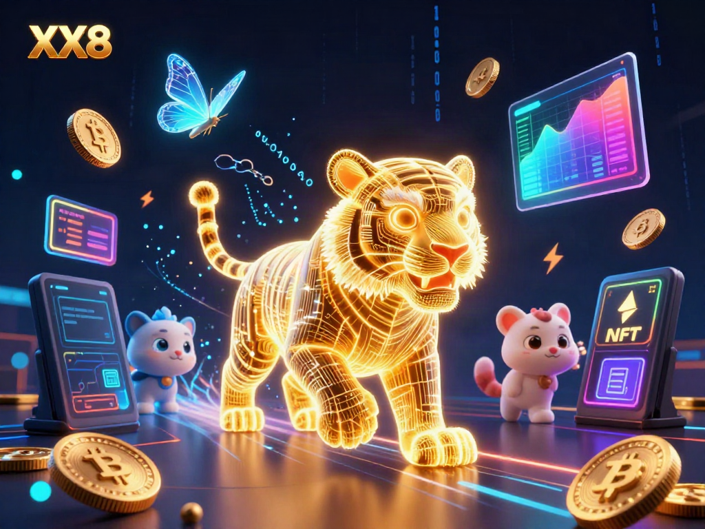 Win big with the vibrant electronic energies of XX8 amidst a casino digital landscape.