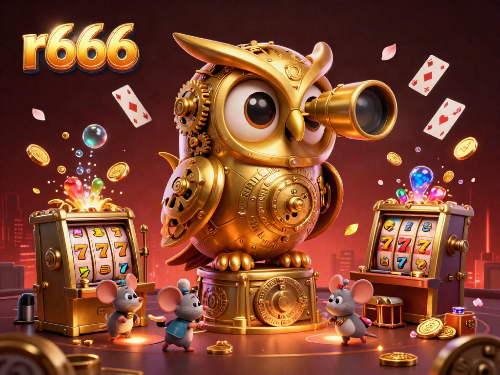 Experience the vibrant r666 casino world with lively characters and colorful game elements.