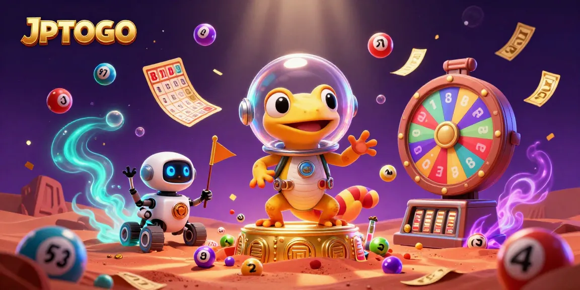 Join the excitement with JPTOTO as a Martian gecko uncovers treasures in a vibrant casino