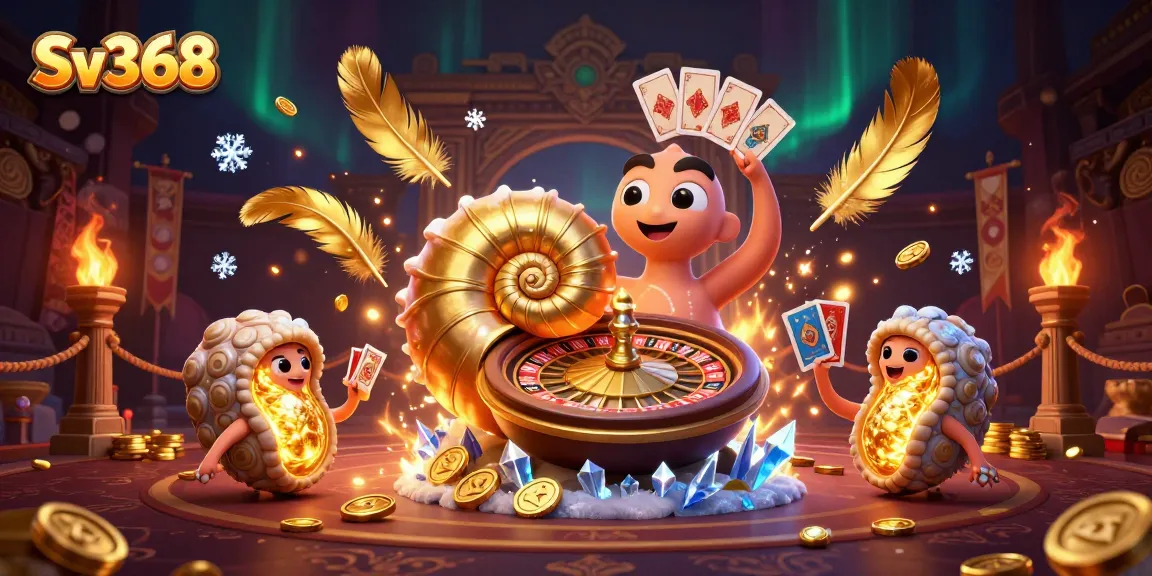 Engage with Sv368's thrilling nautilus-themed casino action, showcasing gambling excitement and vibrant energy.