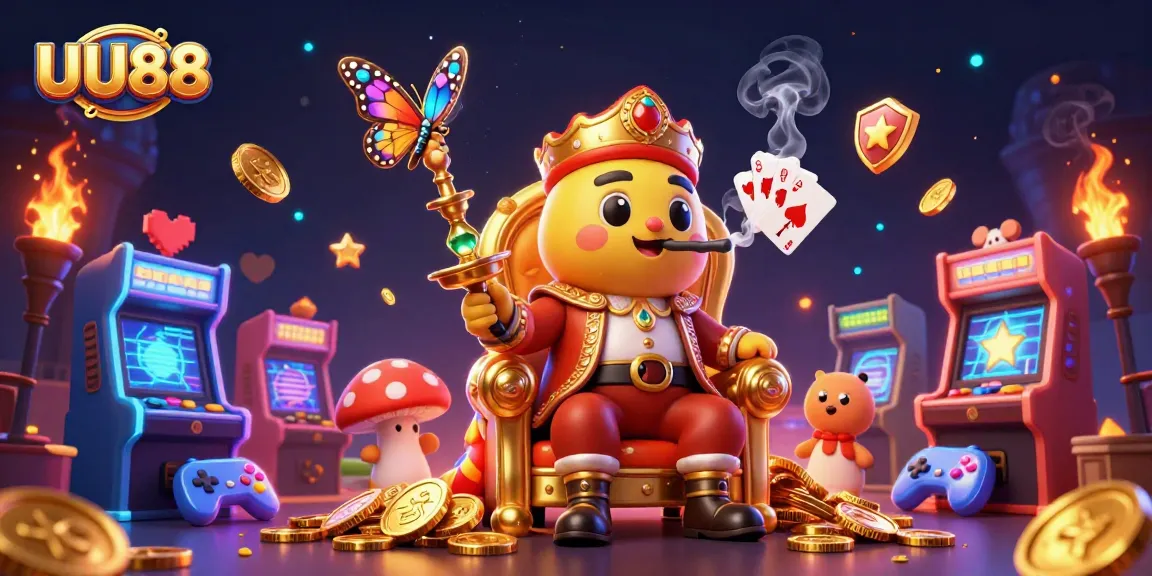 Experience thrilling gameplay at UU88 with vibrant casino elements and enchanting characters.