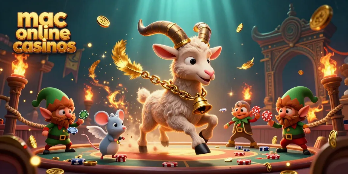 Engage with thrilling games at mac online casinos in this festive horror-inspired casino art.