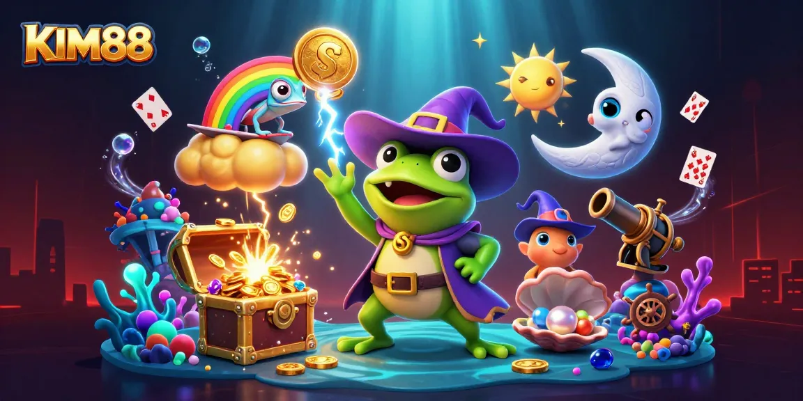 KIM88 creates exciting online gaming experiences with a storm of golden coins and dynamic casino elements.
