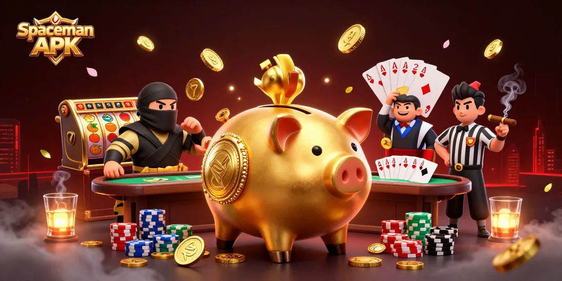 Spaceman APK memperlihatkan slot dengan elemen jackpot dalam ilustrasi 3D, meningkatkan pengalaman bermain.