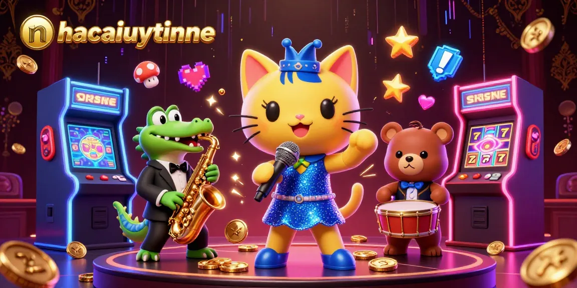 Engage with casino excitement at nhacaiuytinne through slot reels, vibrant characters, and thrilling game elements.