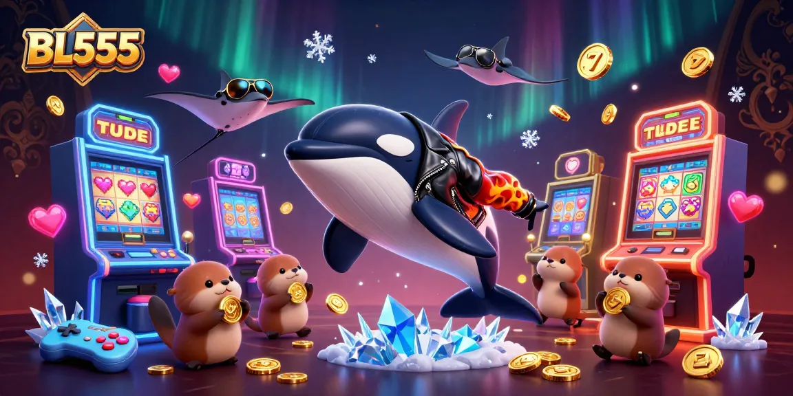 Experience thrilling wins at BL555 with vibrant 3D casino graphics featuring exciting game elements.
