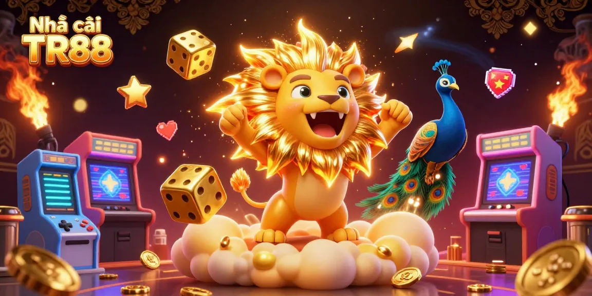 Get ready to win at Nhà cái TR88 with vibrant casino-themed 3D cartoon art featuring exciting gaming elements.