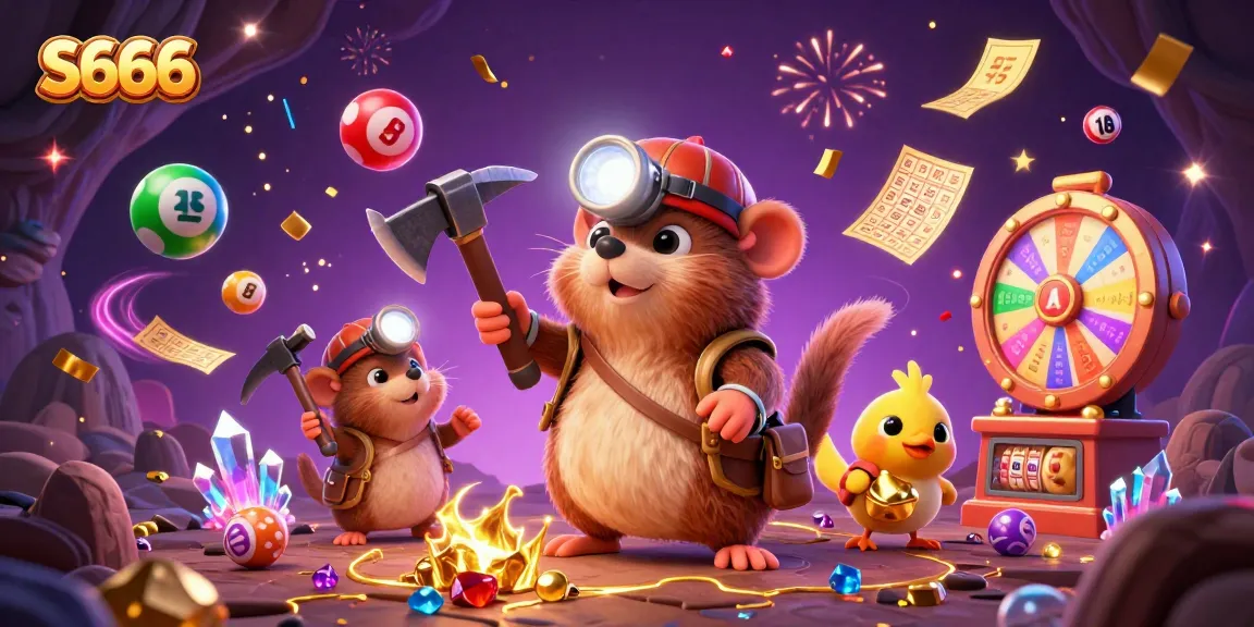 S666 offers an exciting treasure hunting adventure in a glimmering casino world full of vibrant gameplay elements.