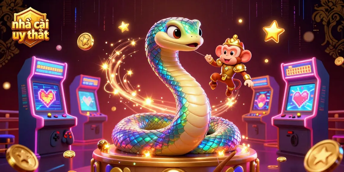 Engage with the top-quality online gambling scene at nhà cái uy tín, featuring vibrant characters and game elements.