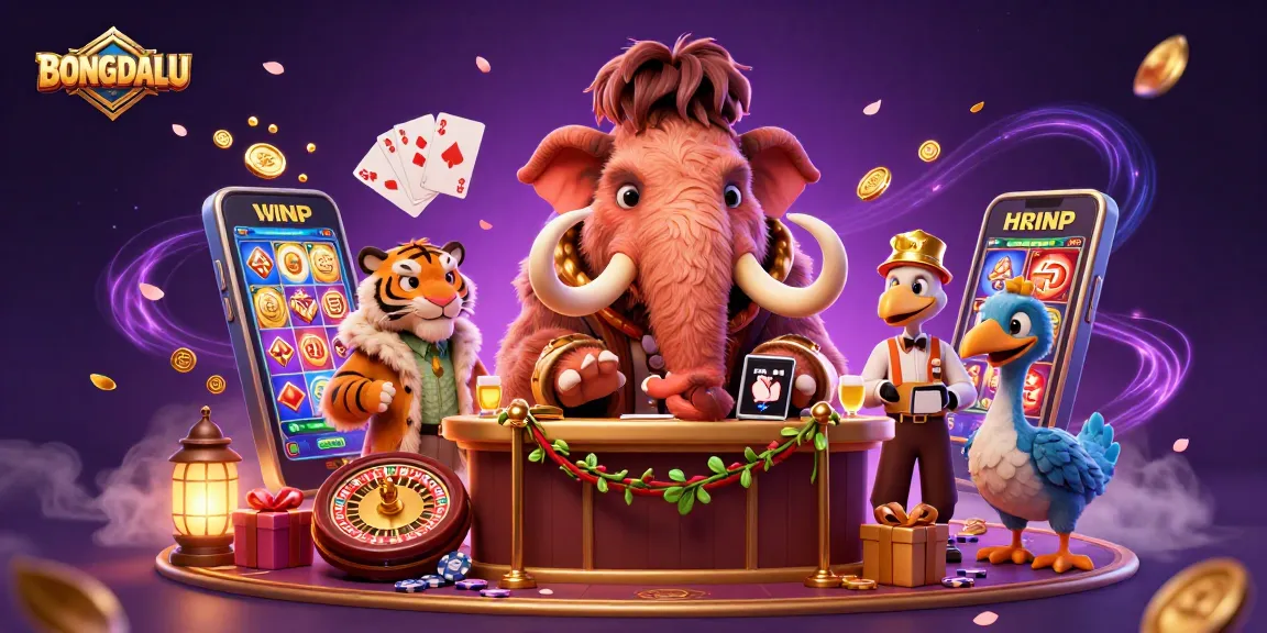 BONGDALU showcases a lively scene with vibrant characters and dynamic gambling elements, maximizing excitement.