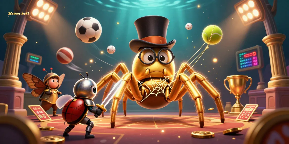 Engage with kuwin-bet1's immersive 3D casino scene featuring dynamic characters weaving excitement and winning opportunities.