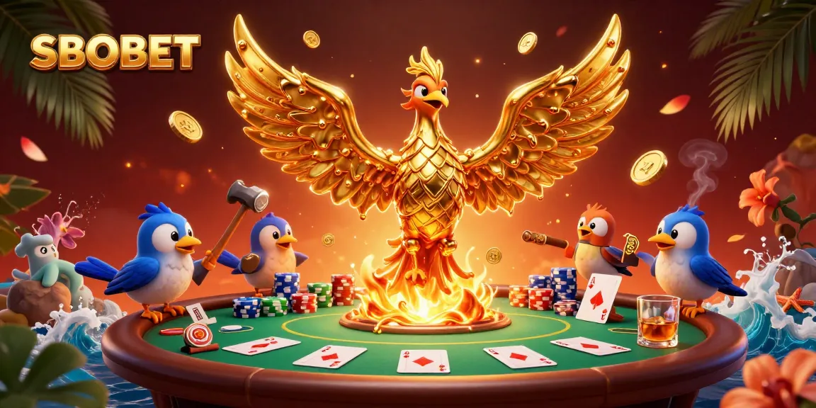 วางเดิมพัน SBOBET กับฟีนิกซ์ทองคำที่สร้างความมั่งคั่งในการเล่นคาสิโน