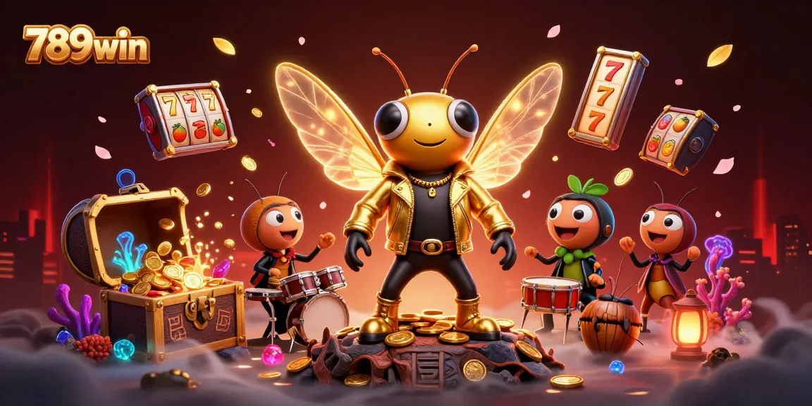 Experience the excitement of 789win with dynamic characters and casino elements in vivid detail.