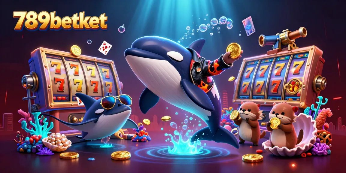 Experience 789betket's thrilling casino adventure with exciting slot elements and vibrant characters.