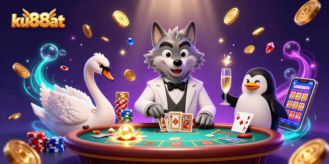 Engage with ku88at for thrilling baccarat action featuring unique casino characters and dynamic game elements.