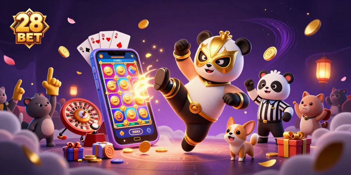 Experience thrilling action in 28 BET's vibrant casino scene featuring dynamic characters and gaming excitement.
